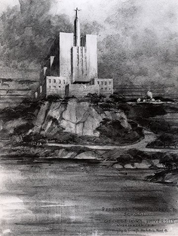 Proposed Foreign Service School Building, 1949